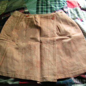 SOFT LEATHER WRAP SKIRT 8